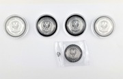 Srebrne monety Nautical Ounce 5 szt. oksyda całość 5 x 1oz