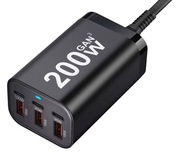 Szybka Ładowarka 6-portowa GaN 3 USB C Fast 200W  YMS-618 