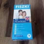 Fiszki - angielski "PISZ PO ANGIELSKU" STAN NOWY ZAFOLIOWANE 