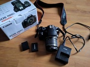 Lustrzanka Canon EOS 1100d + obiektyw niski przebi