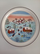 Villeroy Boch talerz kolekcjonerski 4 pory roku zima