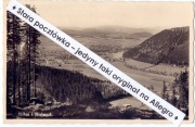 LUBAWKA LIEBAU Kamienna Góra, Góry Krucze Karkonosze ładna panorama 1942