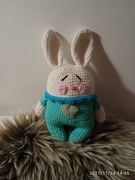 Szydełkowy królik /ręcznie robiony/przytulanka