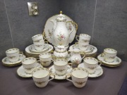 Serwis do kawy Rosenthal Sanssouci Moosrose 12 os