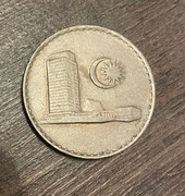 50 sen 1986 Malezja moneta