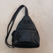 Plecaczek ze skóry naturalnej