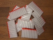 Strzałki kompatybilne z nerf. Dobrej jakości 100sztuk. Świecą w ciemności!