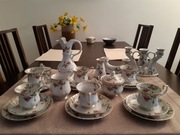 Zestaw do kawy Iwonaw różyczki, porcelana Chodzież