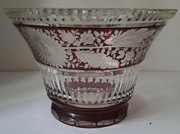 Kryształ misa Bohemia Haida Egermann ? mistrzowski szlif grawer