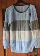 Sweter sweterek trikolor