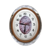 Ładny zegar ścienny Hollywood Regency Citizen, Made in Japan, lata 80.