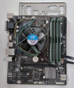 Płyta Gigabyte GA-B85M-DS3H + I5 4670K + 16GB RAM Micro ATX 22.6cmx19.3cm