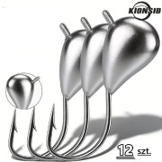 haczyki pod lód-12 szt. 2,4 gr. 1,9 cm.