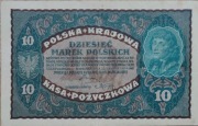 10 marek polskich 1919 Serja CF z przecinkiem