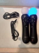 Zestaw. Dwa kontrolery PS MOVE SONY PS3 PS4 PS5