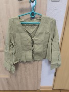 Bluzka bawełniana damska z wiązaniami rozmiar S/M