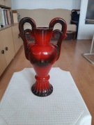 Wazon ozdobny -czerwony