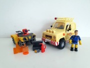 Simba Strażak Sam Jeep ratunkowy 4x4 straży górskiej + quad ratowniczy