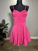 Różowa sukienka Lipsy London M 38 elegancka mini na Andrzejki Sylwestra