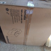 Nowa szafka łazienkowa GoodHome  Himalia green