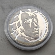 Moneta 50 Złotych 1972 r F. Chopin - próba Srebro 
