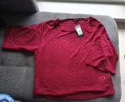Elegancka bordowa bluzka New Look – nowa z metką