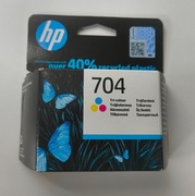 Tusz do drukarki 704 HP oryginalny trójkolorowy