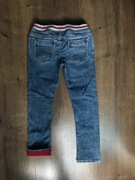 Spodnie jeansowe elastyczne ocieplane C&A r.140