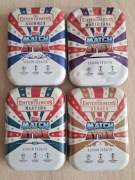 Match attax,adrenaline  zestaw kart piłkarskich + 4 puszki