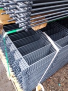 Kompletne ogrodzenie panelowe 153/4 podmurówka łącznik betonowy słup 60/40