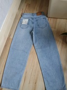 r.36 M.SARA damskie dżinsy Wide Leg posta szeroka nogawka