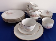 PIĘKNA PORCELANA OSKAR SCHALLER BAVARIA SERWIS KAWOWY