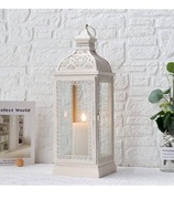 TRIROCKS Lampion w Stylu Rustykalnym, Metalowy