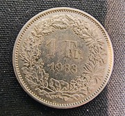 1 Frank szwajcarski 1983