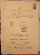 ŚWIADECTWO SZKOŁY POWSZECHNEJ 1939r.