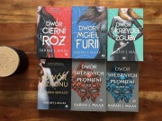 Sarah J. Maas Dwór cierni i róż Skrzydeł i zguby Dwór srebrnych płomieni x6