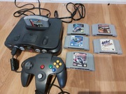 Nintendo 64 konsola plus 6 gier całość oryginalna PAL 
