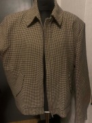 ZARA kurtka bomberka biker ramoneska narzutka oversize kratka pepitka