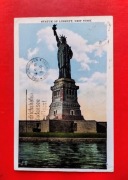 Stara pocztówka Statua Wolności Nowy Jork 