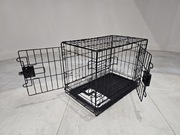 Klatka dla zwierząt solidna czarna