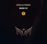 Konto lol IRON 4 *3%WR*