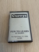 Gra FUN TO LEARN ( Shards 1986 ) - Zx Spectrum - oryg. kaseta Currys BOX