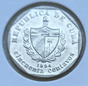 01317 Kuba 50 centavos 1994 UNC
