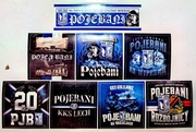 Vlepki 8x8 Lech Poznań, Pojebani, PJB + gratisy 