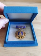 Odznaka Zasłużonemu Obywatelowi Poznania - pozłacany tombak