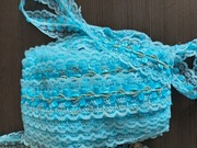 Niebieska błękitna taśma wstążka decoupage