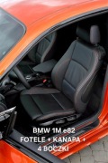 Wnętrze BMW 1M E82 fotele boczki interior M1 Seats front rear door panels 