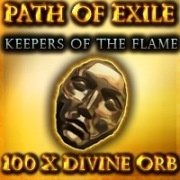 Path Of Exile - 100x Divine Orb - Keepers of The Flame Poe 