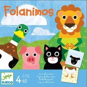 DJECO FOLANIMOS NOWA GRA PAMIĘCIOWA MEMORY ZWIERZĄTKA OD 4 LAT