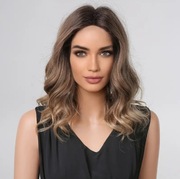 Peruka damska blond ombre bob kręcone faliste włosy dostawa 24h PL